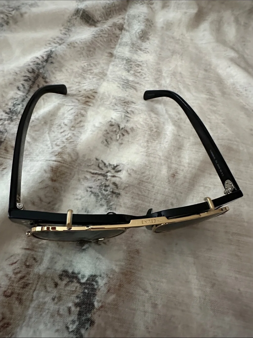 Celine - Square Glasses / Sunglasses with Clip on